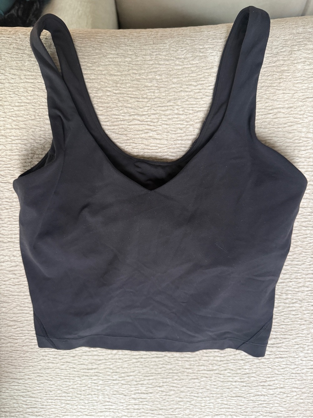 LuluLemon Align Tank Top Light Support, Size 6, Black